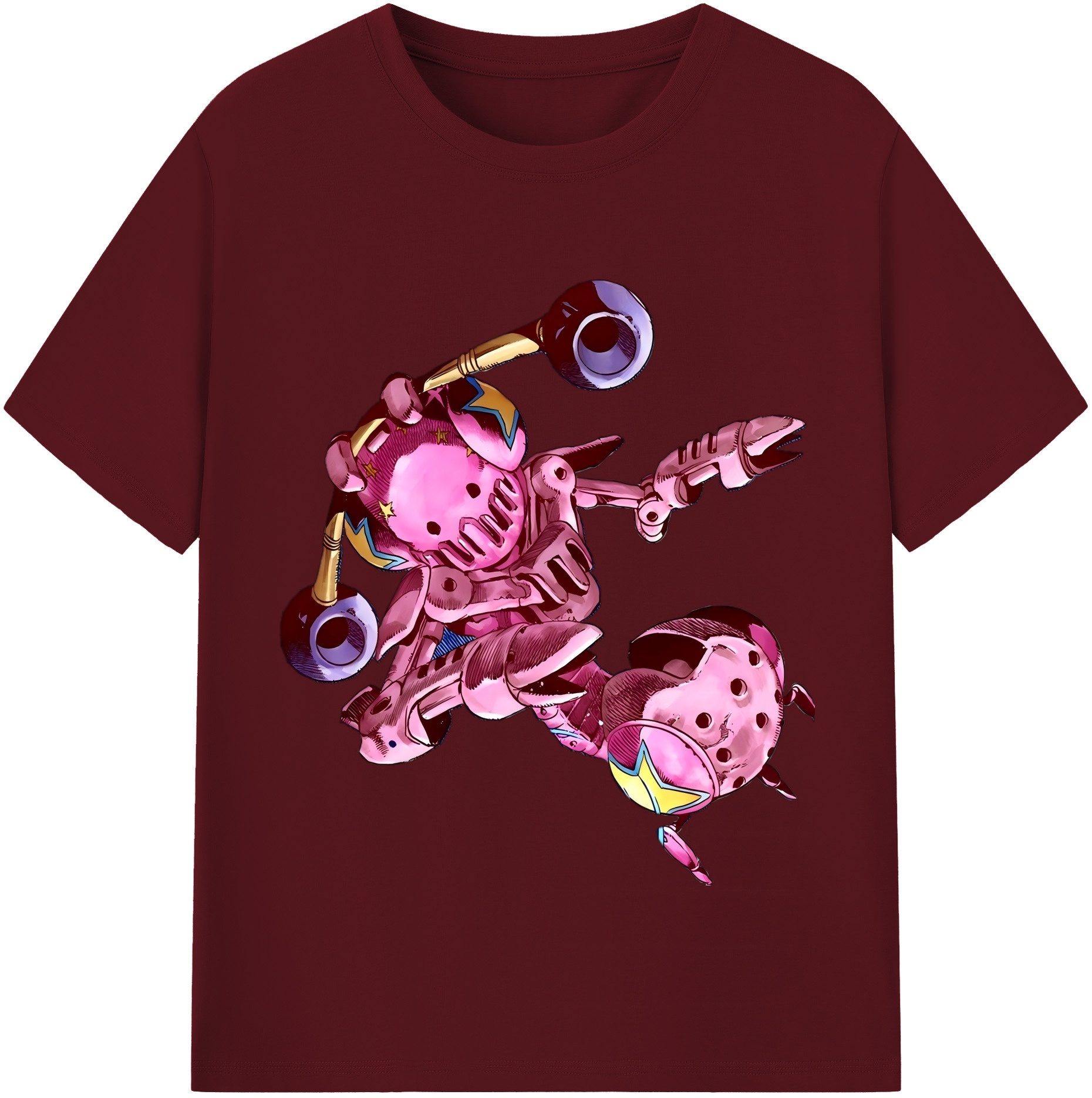 （画像用） ジョジョの奇妙な冒険 ジョナサン?ジョースター JoJo's Bizarre Adventure Jonathan Joestar 綿100％半袖Tシャツ（フロントプリント）